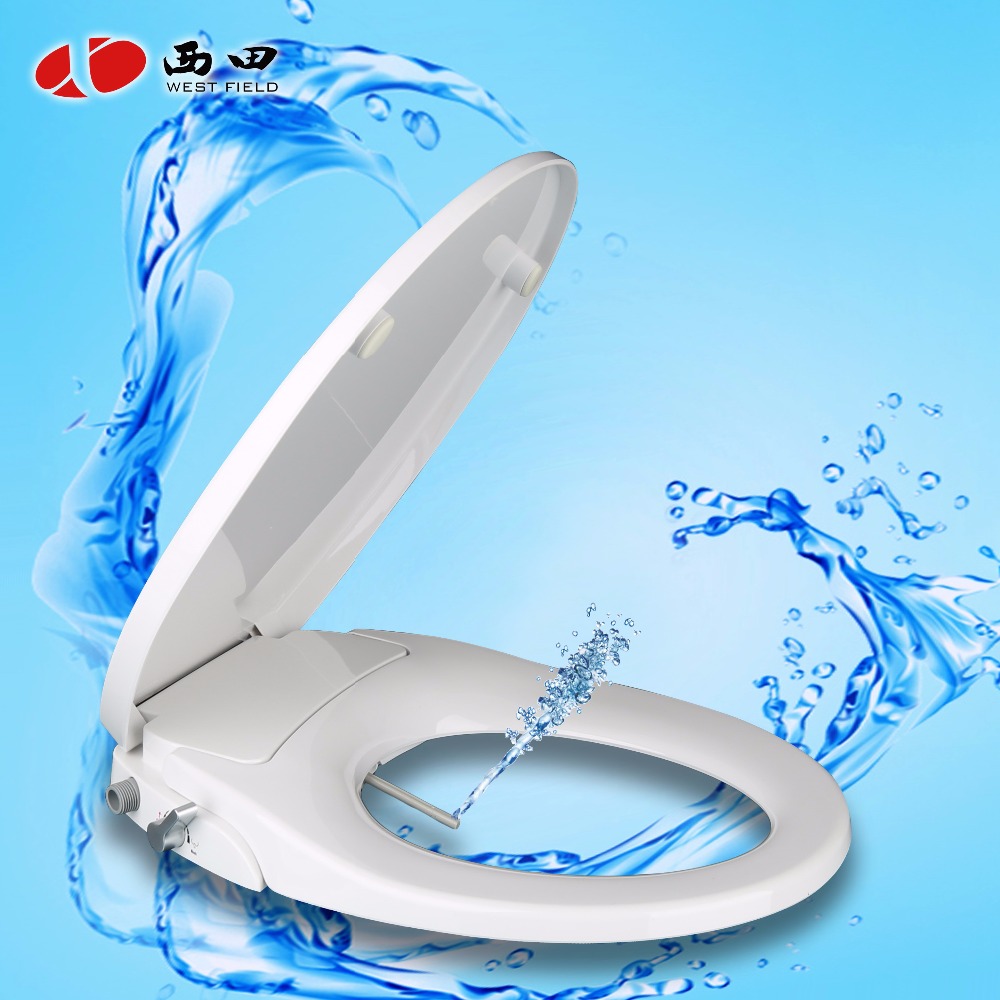 Automatic Non electric Toilet Seat Bidet With dual nozzles sprayer